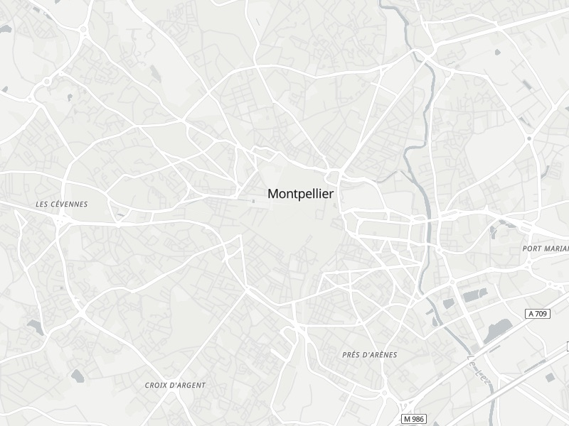 Plan de Montpellier